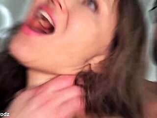 Kristina Grace, the slutty employee, endures rough DAP and DP from her boss and colleague.