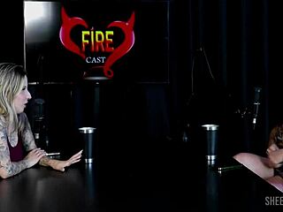 Compilation of Brunna Sweet in Fire Cast with Baby Fire - Part 1 on Sheer Red