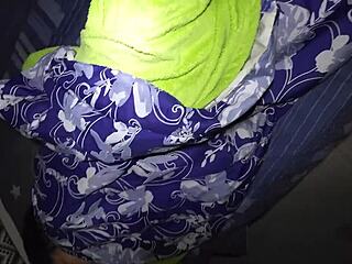 Curvy Latina Woman in Bedroom Lingerie Enjoys First Time with Mature Partner