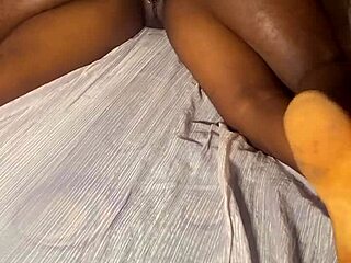 this sexy ebony teen babe takes big cock missionary and doggystyle in homemade quickie with petite ass bent over for epic hardcore fuck. get full 20mins clip on xvideo red or sheer profile.