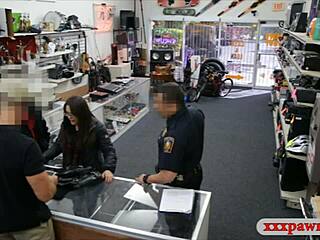 those couple bitches tried stealin' in the garage but got punished hard with blowjob action on hidden cam...