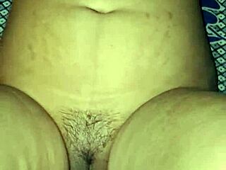 pretty curvy indian bhabhi teases her juicy wet hairy pussy with intense dildo thrusting