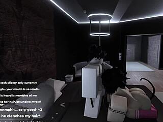 This adorable gamer girl in Roblox works hard to satisfy every desire