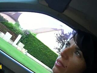 burning brunette casually enjoys sucking on good cocks in her everyday routine