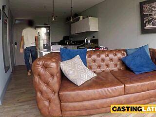 tinder date with petite latina teen turns into unexpected casting session