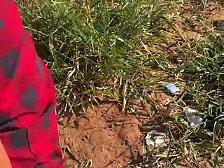 Brazilian Emo Amateur Calls Guy to Enter Terrain and Fuck in Bush Homemade