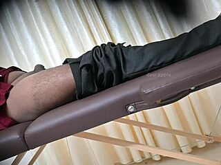 Hey that lucky guy scores a hot handjob from the doctor in the hospital