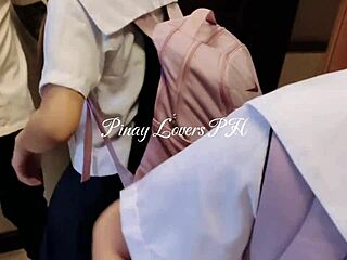 What if an 18-year-old student gets fucked by her classmate in hardcore creampie action?