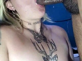 Black Blonde Latina Enjoys Doggystyle Assfucking And Oral From Lover