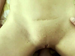 Close-Up Muscular Hunk Fills Juicy Pussy of Dripping Wet Brunette Milf