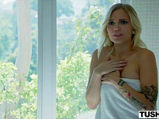 Blonde cowgirl rides missionary doggystyle with rimjob anal in vixenplus forever grey compilation