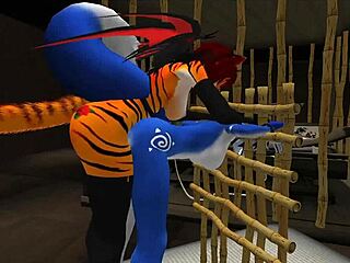 Blue Vixen Dominated with Intense Blowjob and Rough Fucking in Latex BDSM