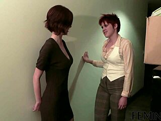 Blonde and Brunette Horny Lesbians Contrast with Redhead in 3some Strapon Fucking and Scissoring Party