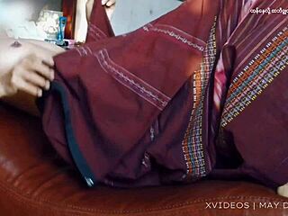 asian young solo babe masturbating