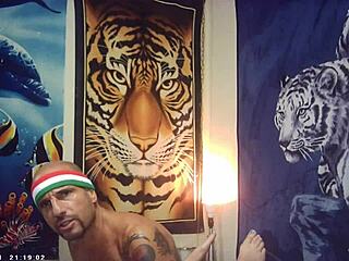 behind the scenes maxxx loadz pounds asian pussy in italian shoot