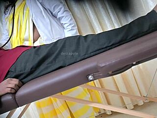 Hey that lucky guy scores a hot handjob from the doctor in the hospital