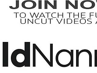 Busty and chubby lesbians licking and fingering each other on the bed - OldNanny