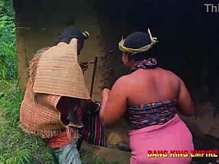 Stepmother Reveals Naked Body and Gets Juicy Wet Pussy Deeply Fucked after Bush Hunting in Chubby Mature Creampie Action