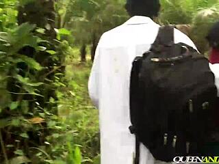 Doctor and student caught fucking hard in bush