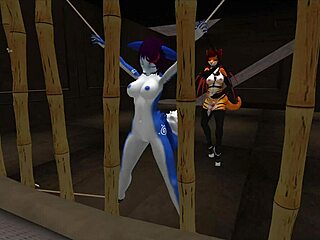 Blue Vixen Dominated with Intense Blowjob and Rough Fucking in Latex BDSM