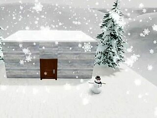 Wow, visiting my friend in snowy winter!