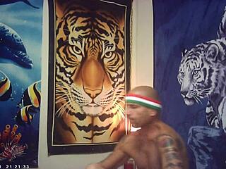 behind the scenes maxxx loadz pounds asian pussy in italian shoot