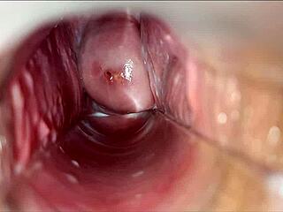 Hey, check out this pulsating orgasm deep inside a horny vagina during intense masturbation