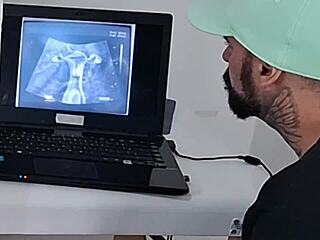 Intriguing Cuckold Scenario Where Housewife Gets Her Pussy Fucked by Gynecologist While Husband Watches