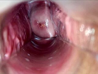 Hey, check out this pulsating orgasm deep inside a horny vagina during intense masturbation