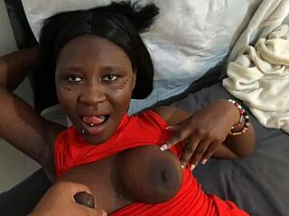 horny bitch eagerly swallows cumload after teasing raw pussy fuck in doggystyle session