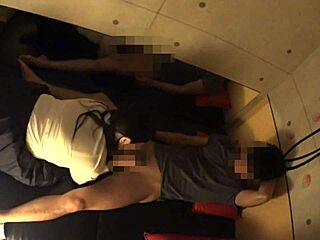 japanese busty school girl with pretty asian curves gets secret massage on big tits