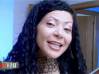 valeria da fogo felt her brazilian pussy burning during a passionate homemade quickie with rough sex