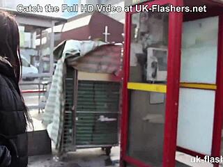 british lassie pisses her pants in front of everybody with overwhelming embarrassment