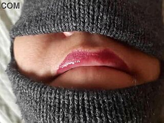 i'm getting so close with this intense blowjob closeup, lips and tongue working that big cock