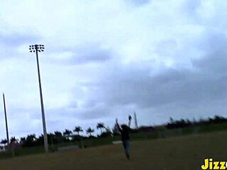 i got jizz all over this big tits blonde after fucking her hard like a basketball pro