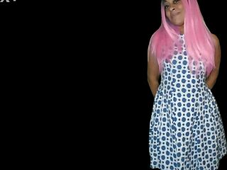 Blonde European Beauty Michella Vienna Tries Massive Monster Cock in Her Tight Pussy and Big Ass