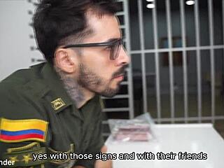 Colombian couple does rough anal gape with asshole fucking doggystyle riding missionary cum in mouth on muscular athletic body