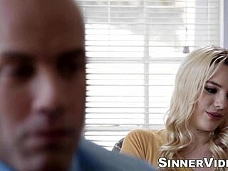 Shaved Head Derrick Pierce Shoved His Rock Hard Cock Into The Tight Pussy Of Sexy Kendra Spade While She Rode In Cowgirl