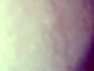 Pussy fucking close-up with young housewife and natural tits