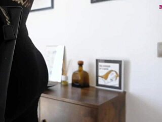 Oh yeah, blackmailing this hot milf for rough anal pounding!