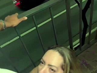 milf stops me and begs to fuck her right there in the street with deep emotional big cock public creampie