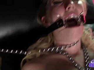 hey check out blonde slut nicki blue getting dominated by angelina valentine with intense dildo play