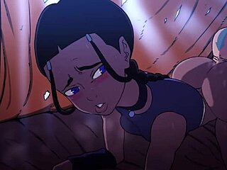 Avatar with that big ass gets some wild anal masturbation action going on