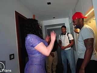 Thick Euro Slut Slam Fucked By Big Black Cock In Wild Interracial Fourway