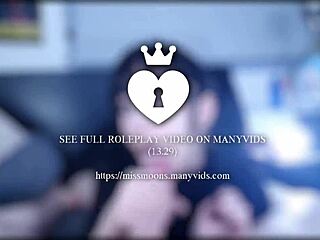 hey, this slutty goth pounded me hard to keep quiet 😈 pov riding and deepthroat action!