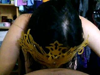 Check out this pregnant beauty Gloria giving Paco an unforgettable oral session in group fun