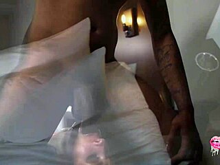 Massive bbc overwhelms jackie ohh in intense oral session with cumshot finish