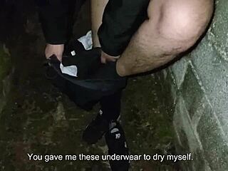 Wild Couple Unleashes Peeing and Intense Doggystyle Sex in Public Spot Behind Church