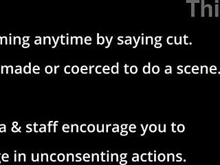 Yasmine Woods Shaved Pussy Blasted with Cum in Missionary Close Up