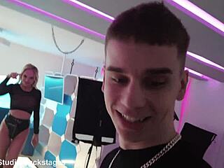 Backstage Newbie Mila Ray Experiences First Time With Monster Cock In 1on1 Session